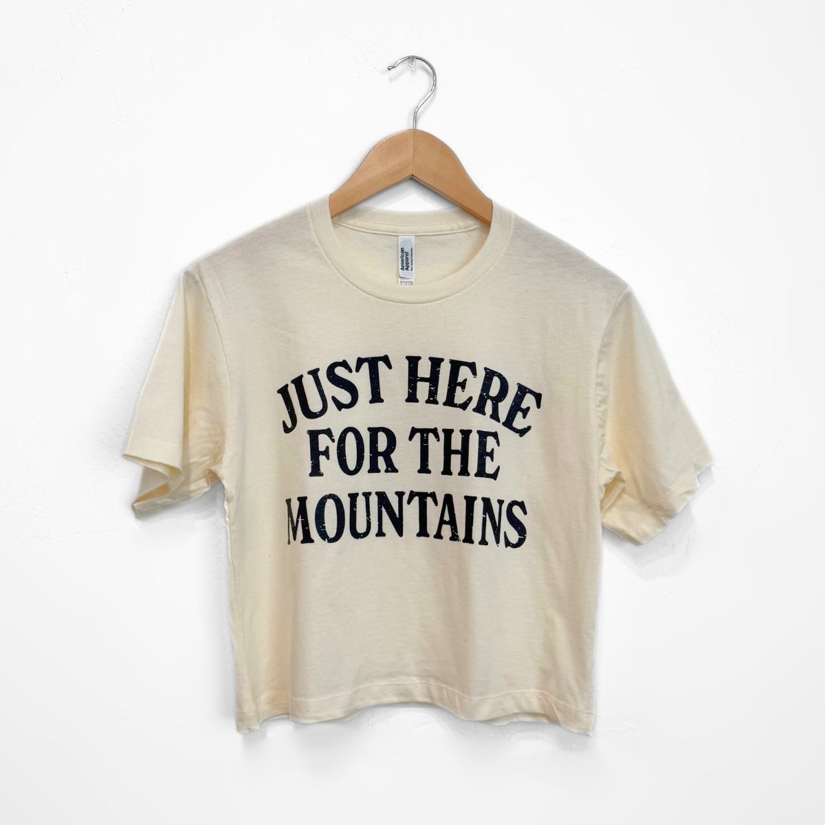 Just Here For The Mountains Boxy Tee