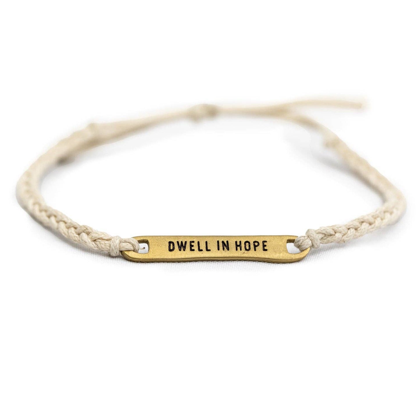 Dwell In Hope Braided Bracelet