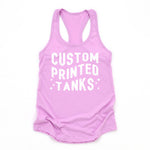 One Side Custom Printed Tank Tops With Your Logo Or Artwork: Cancun / M