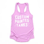 One Side Custom Printed Tank Tops With Your Logo Or Artwork: Cancun / S