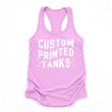 One Side Custom Printed Tank Tops With Your Logo Or Artwork: Cancun / S