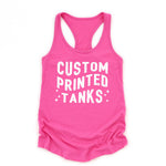 One Side Custom Printed Tank Tops With Your Logo Or Artwork: Cancun / M
