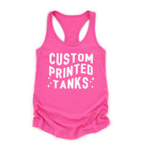 One Side Custom Printed Tank Tops With Your Logo Or Artwork: Cancun / M