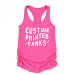 One Side Custom Printed Tank Tops With Your Logo Or Artwork: Cancun / S