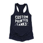 One Side Custom Printed Tank Tops With Your Logo Or Artwork: Cancun / M