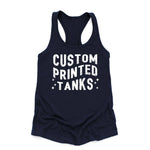 One Side Custom Printed Tank Tops With Your Logo Or Artwork: Cancun / S
