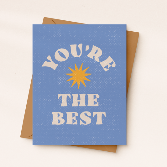 You're The Best Card | Thank You Card | Fall Card