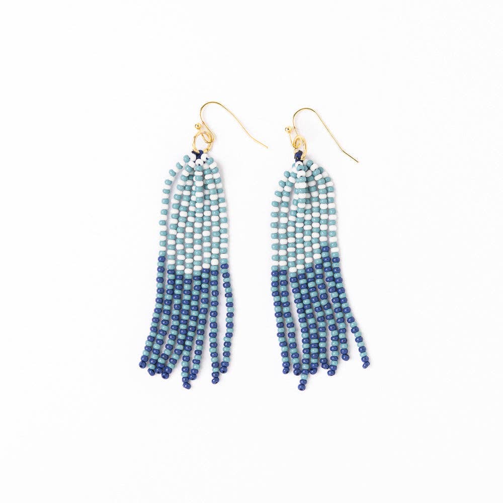Tassel Seed Bead Earrings