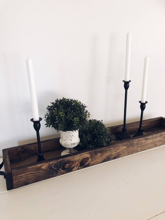 Dark Walnut Table Tray